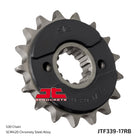 JT Sprockets Eesmine hammasratas JTF339.17RB, 17z, samm 530, kummisummutiga