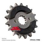 JT Sprockets Eesmine hammasratas JTF513.17RB, 17z, samm 530, kummisummutiga