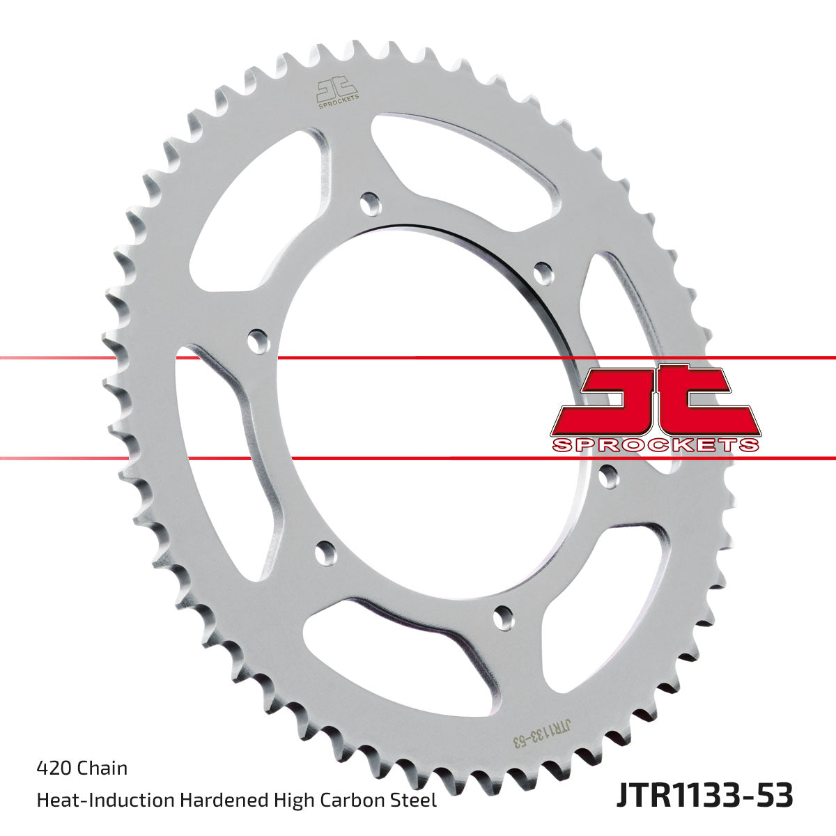 JT Sprockets Tagumine hammasratas JTR1133.53, 53z, samm 420