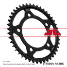JT Sprockets Tagumine hammasratas JTR1304.44ZBK, 44z, samm 525, must tsinkkate