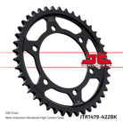 JT Sprockets Tagumine hammasratas JTR1479.42ZBK, 42z, samm 530, must tsinkkate