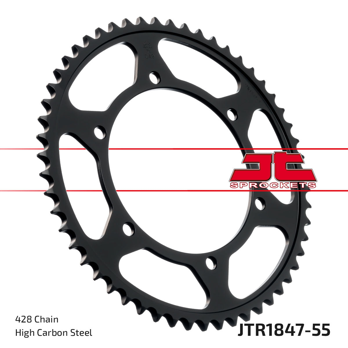 JT Sprockets Tagumine hammasratas JTR1847.55, 55z, samm 428