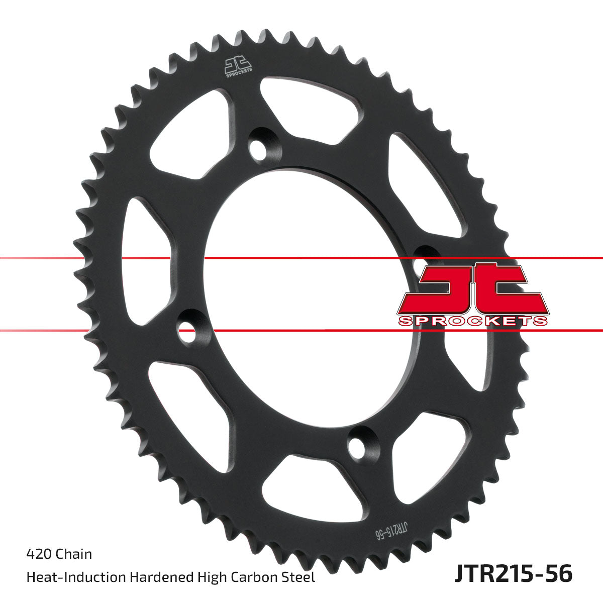 JT Sprockets Tagumine hammasratas JTR215.56, 56z, samm 420