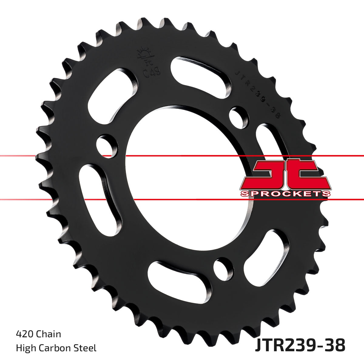 JT Sprockets Tagumine hammasratas JTR239.38, 38z, samm 420