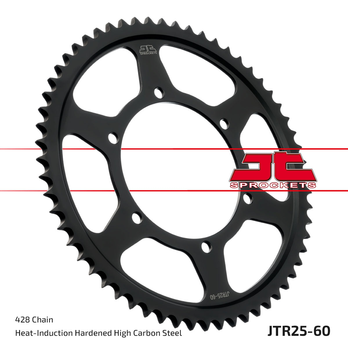 JT Sprockets Tagumine hammasratas JTR25.60, 60z, samm 428