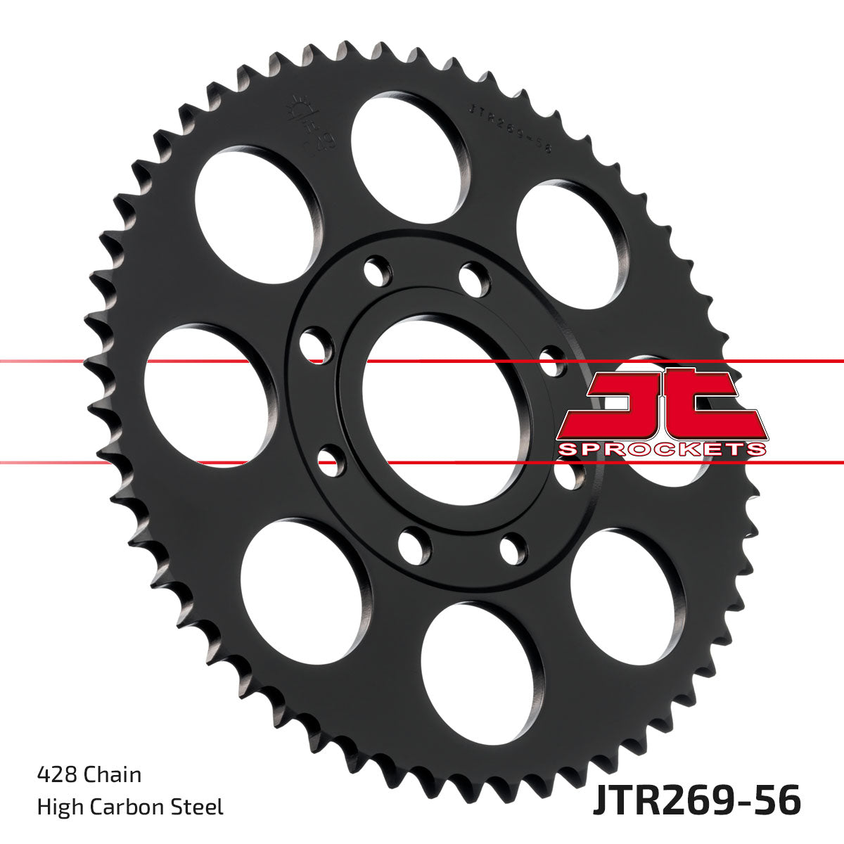 JT Sprockets Tagumine hammasratas JTR269.56, 56z, samm 428