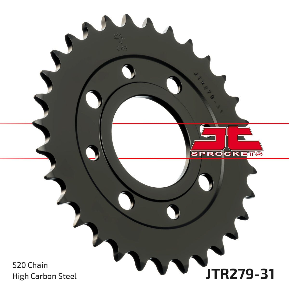 JT Sprockets Tagumine hammasratas JTR279.31, 31z, samm 520