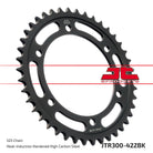 JT Sprockets Tagumine hammasratas JTR300.42ZBK, 42z, samm 525, must tsinkkate