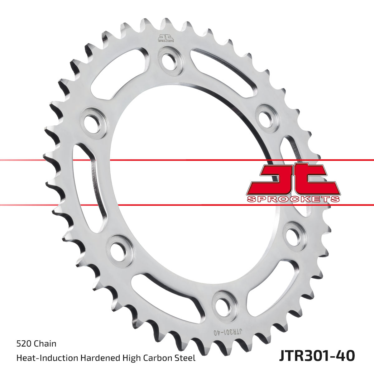 JT Sprockets Tagumine hammasratas JTR301.40, 40z, samm 520