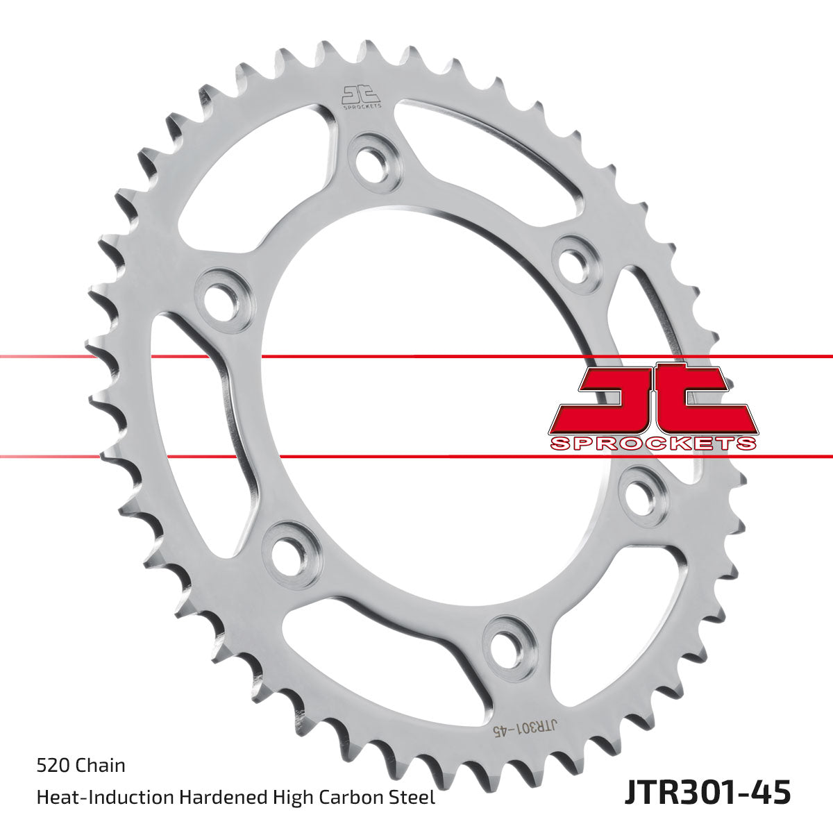 JT Sprockets Tagumine hammasratas JTR301.45, 45z, samm 520