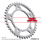 JT Sprockets Tagumine hammasratas JTR302.41, 41z, samm 530