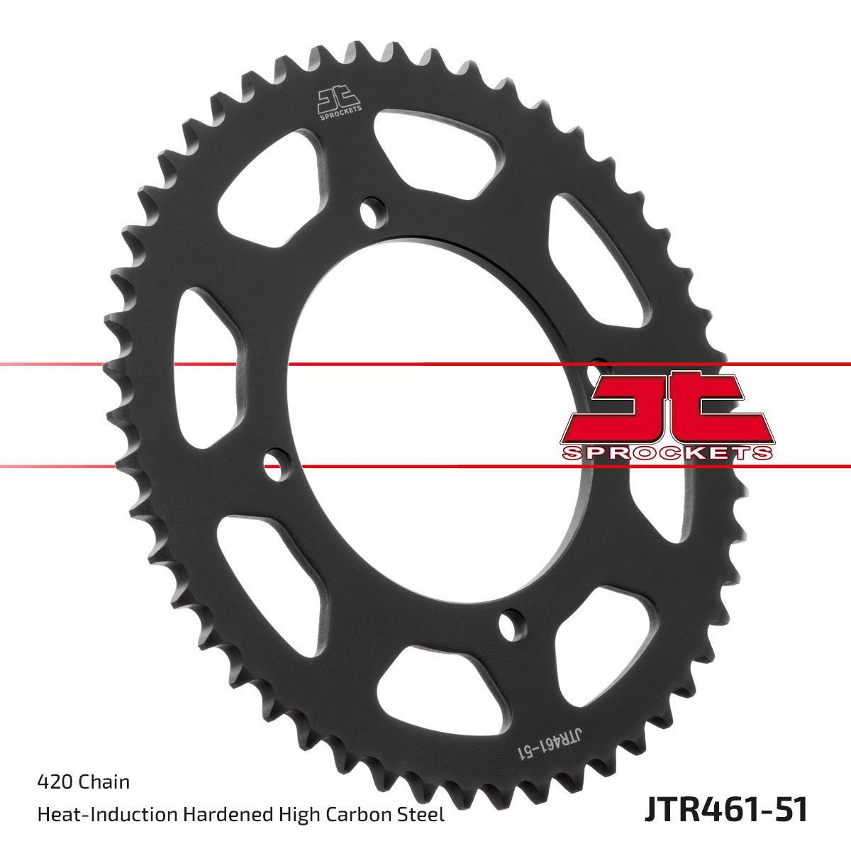 JT Sprockets Tagumine hammasratas JTR461.51, 51z, samm 420