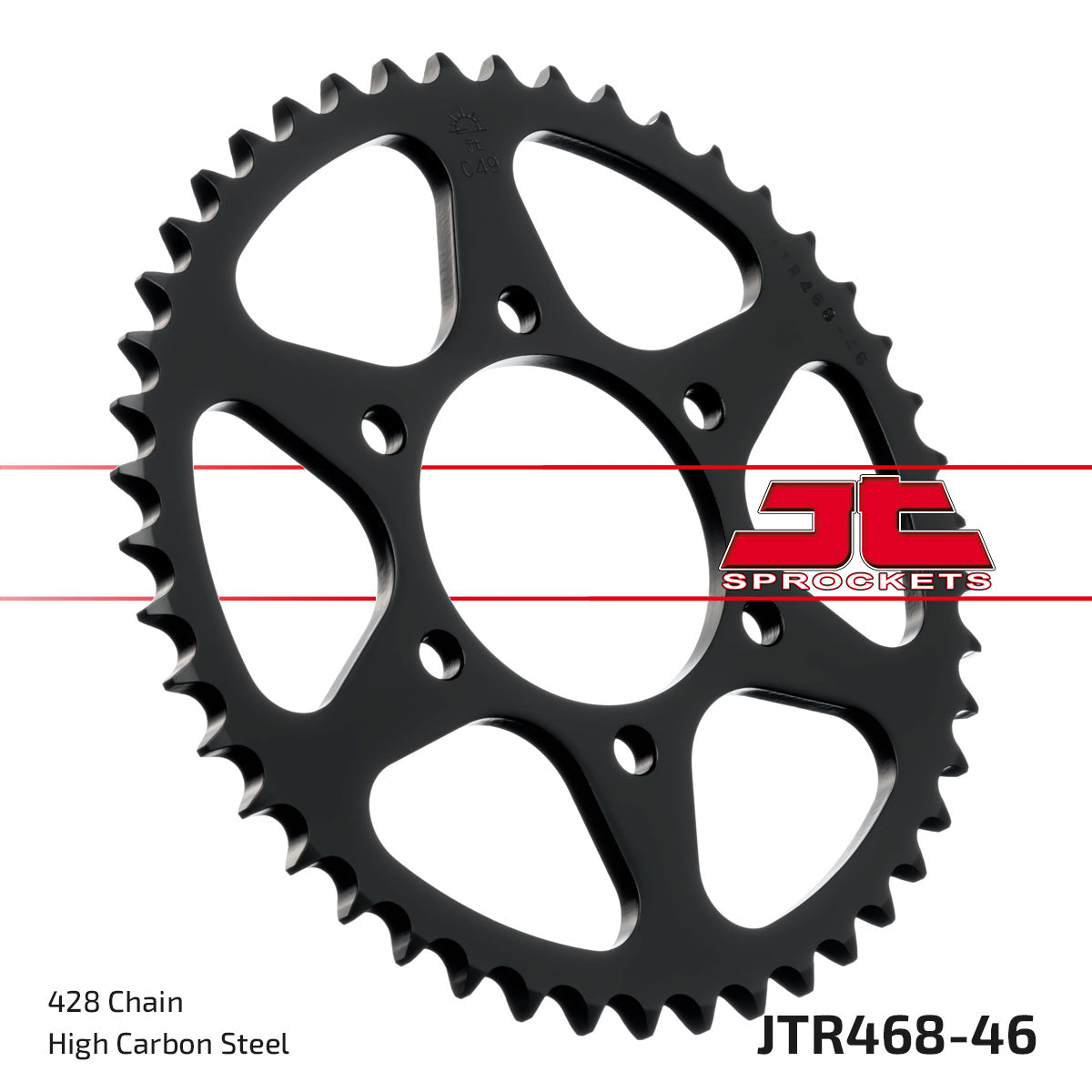 JT Sprockets Tagumine hammasratas JTR468.46, 46z, samm 428
