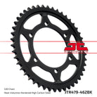 JT Sprockets Tagumine hammasratas JTR479.46ZBK, 46z, samm 530, must tsinkkate
