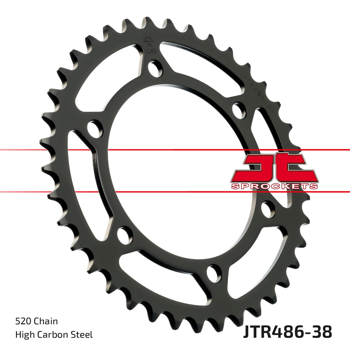JT Sprockets Tagumine hammasratas JTR486.38, 38z, samm 520