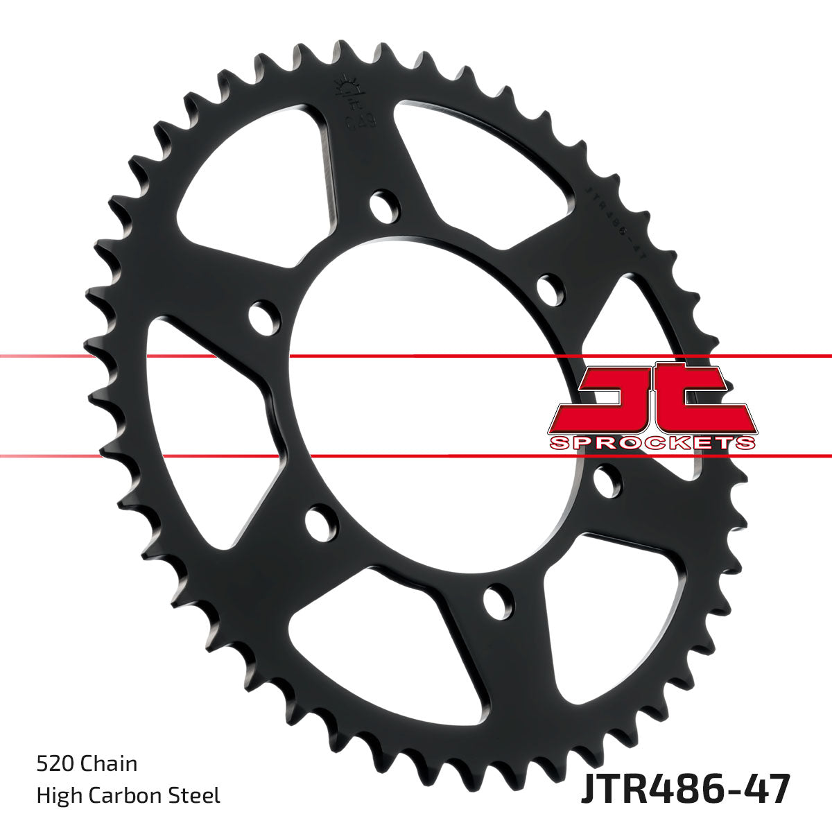 JT Sprockets Tagumine hammasratas JTR486.47, 47z, samm 520