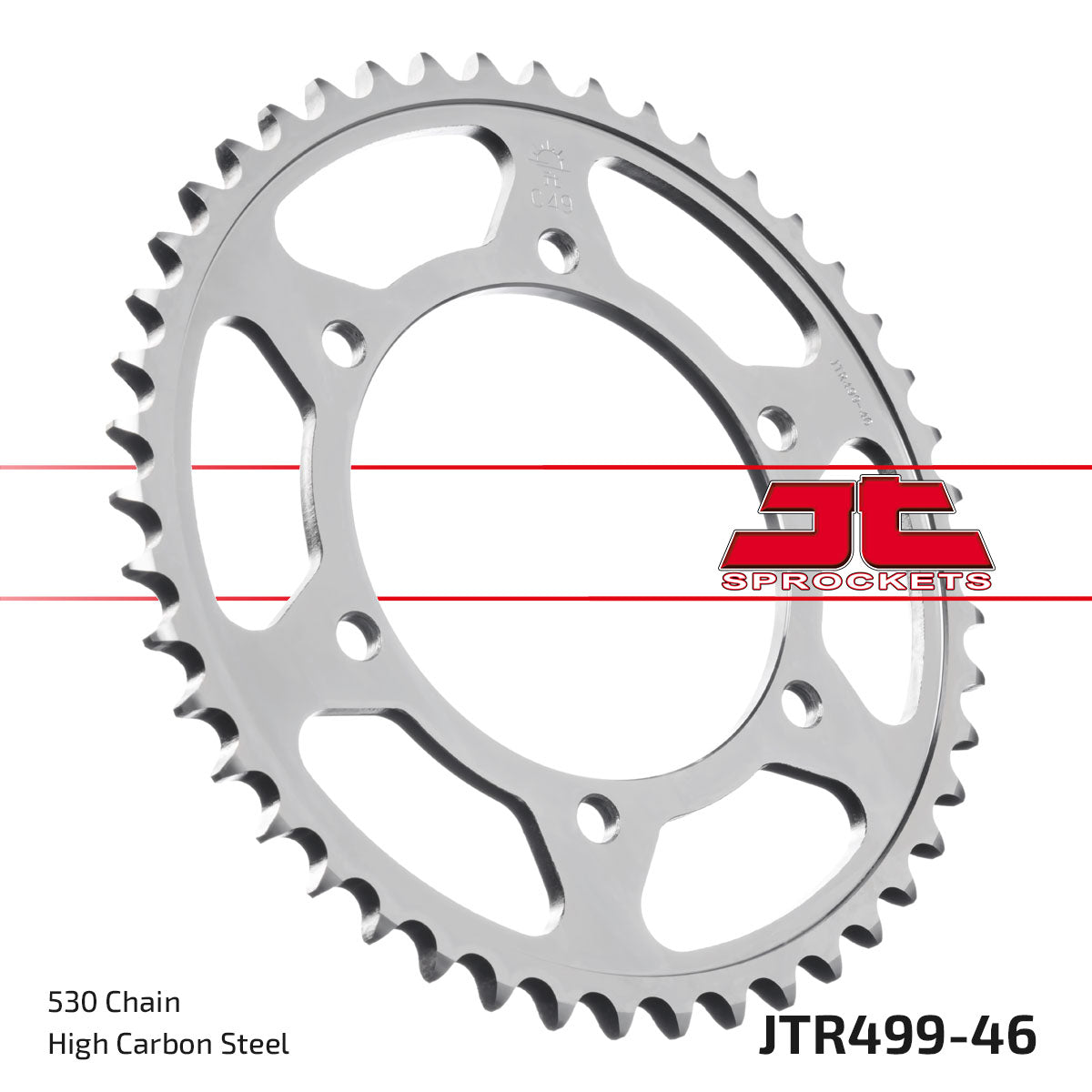JT Sprockets Tagumine hammasratas JTR499.46, 46z, samm 530
