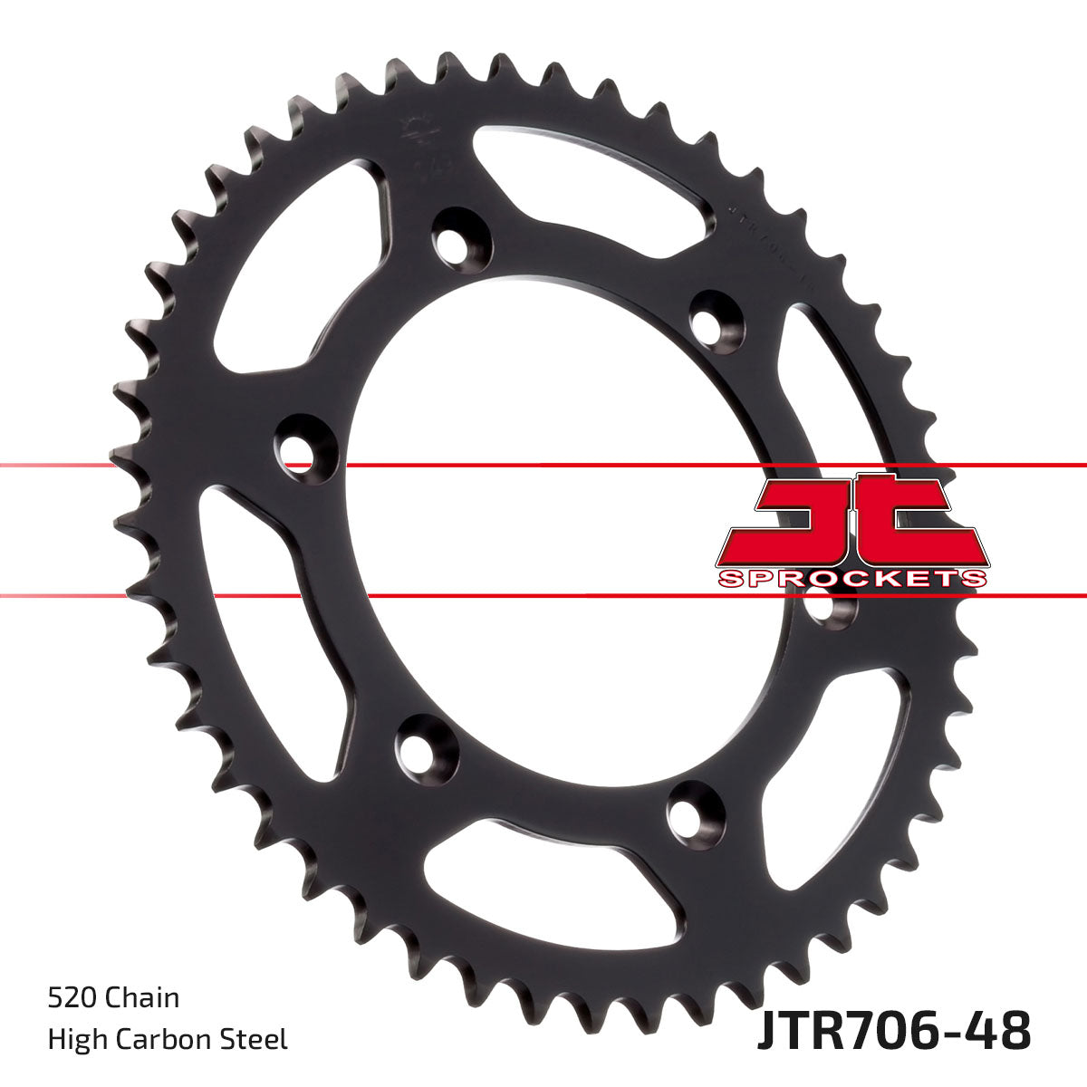 JT Sprockets Tagumine hammasratas JTR706.48, 48z, samm 520