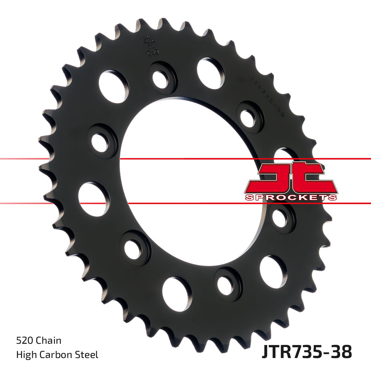 JT Sprockets Tagumine hammasratas JTR735.38, 38z, samm 520