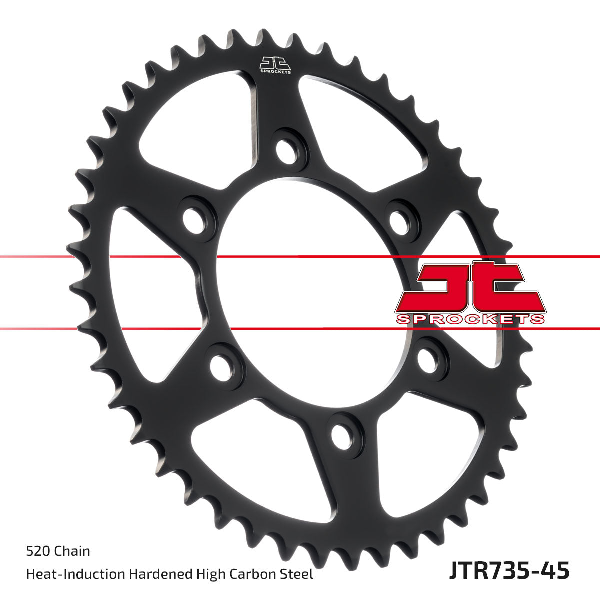 JT Sprockets Tagumine hammasratas JTR735.45, 45z, samm 520