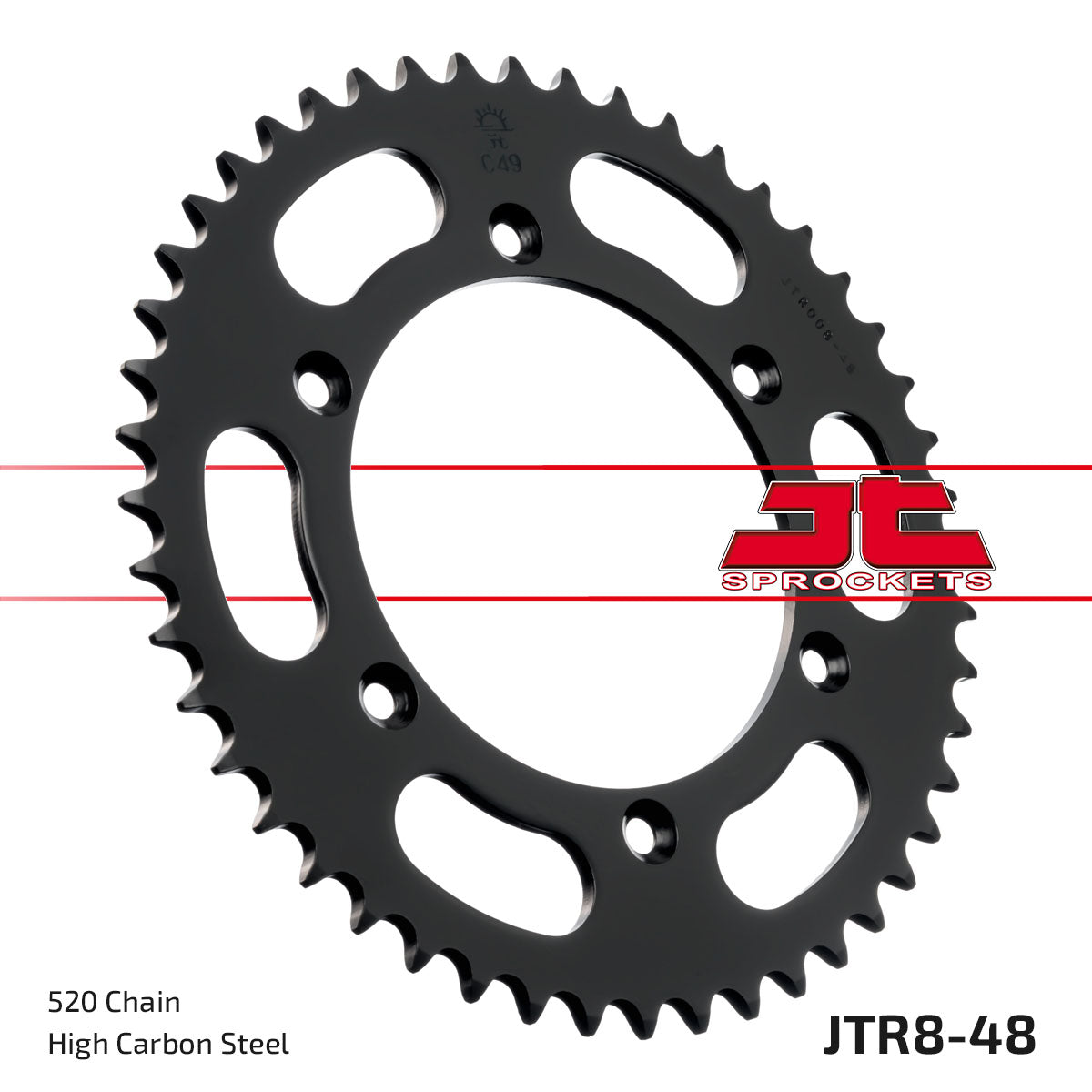 JT Sprockets Tagumine hammasratas JTR8.48, 48z, samm 520