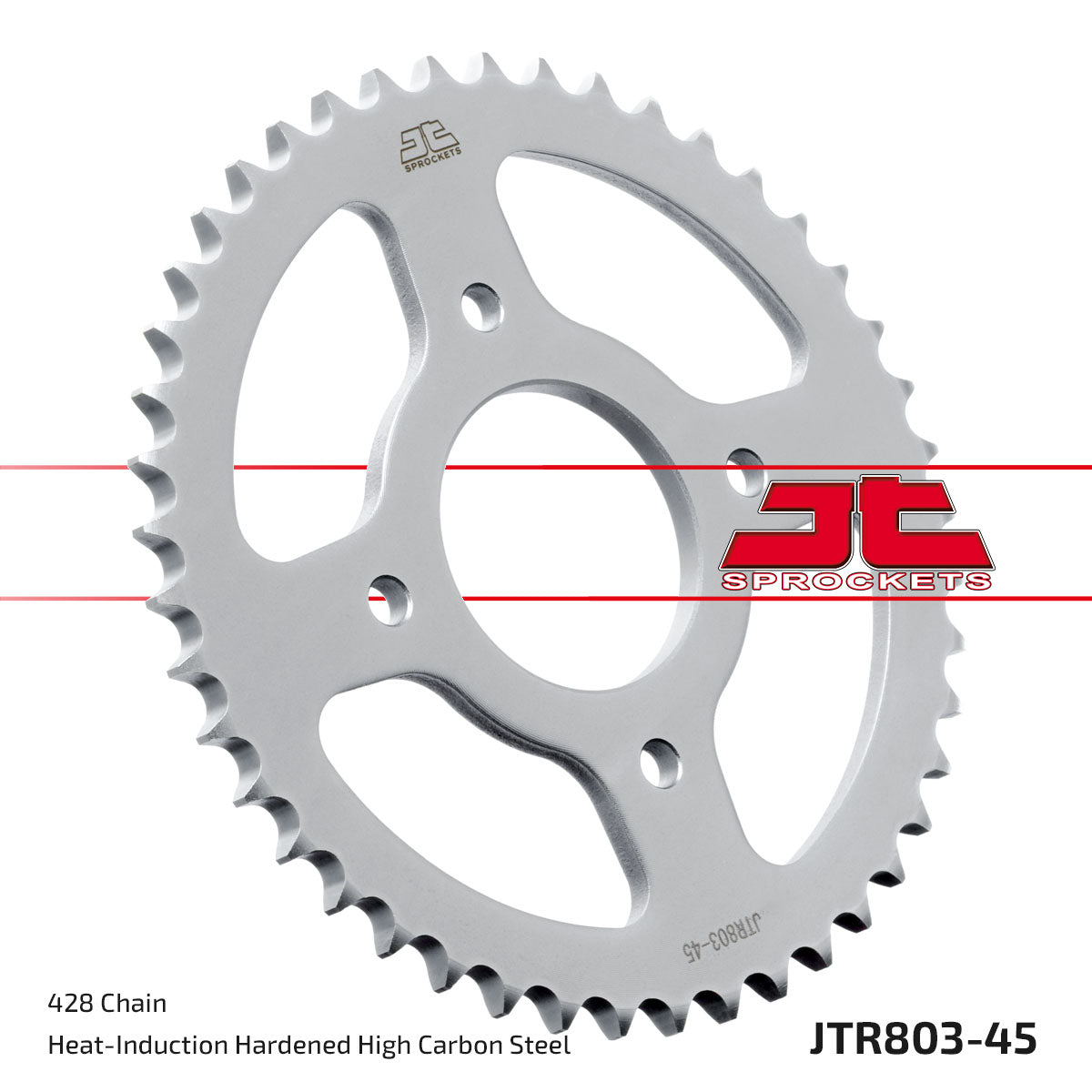 JT Sprockets Tagumine hammasratas JTR803.45, 45z, samm 428