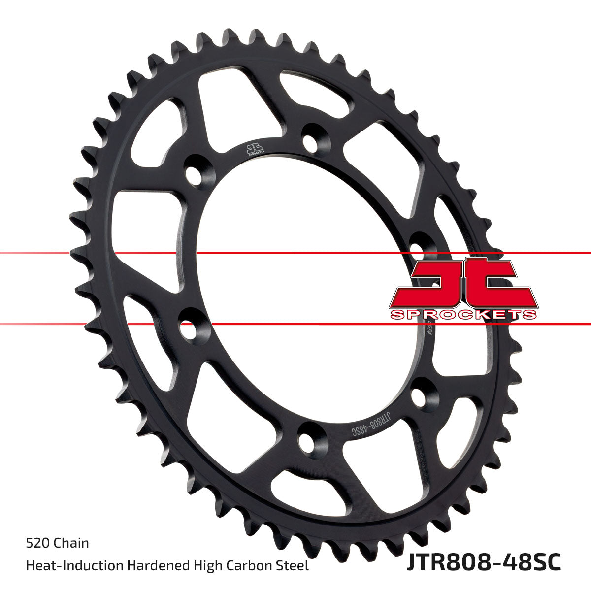 JT Sprockets Tagumine hammasratas JTR808.48SC, 48z, samm 520, isepuhastuv