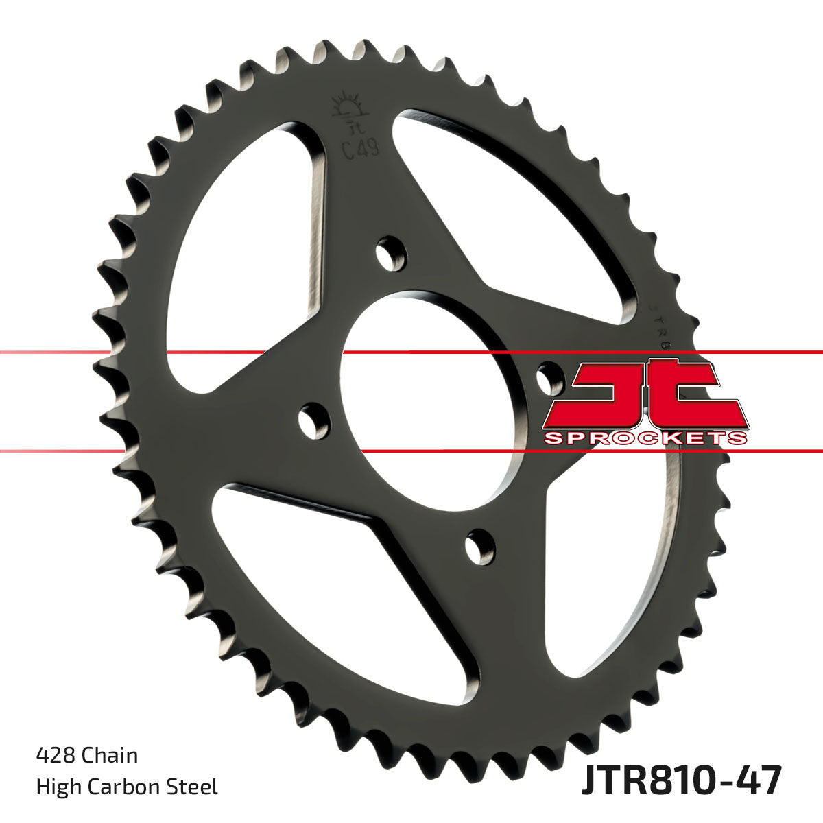 JT Sprockets Tagumine hammasratas JTR810.47, 47z, samm 428
