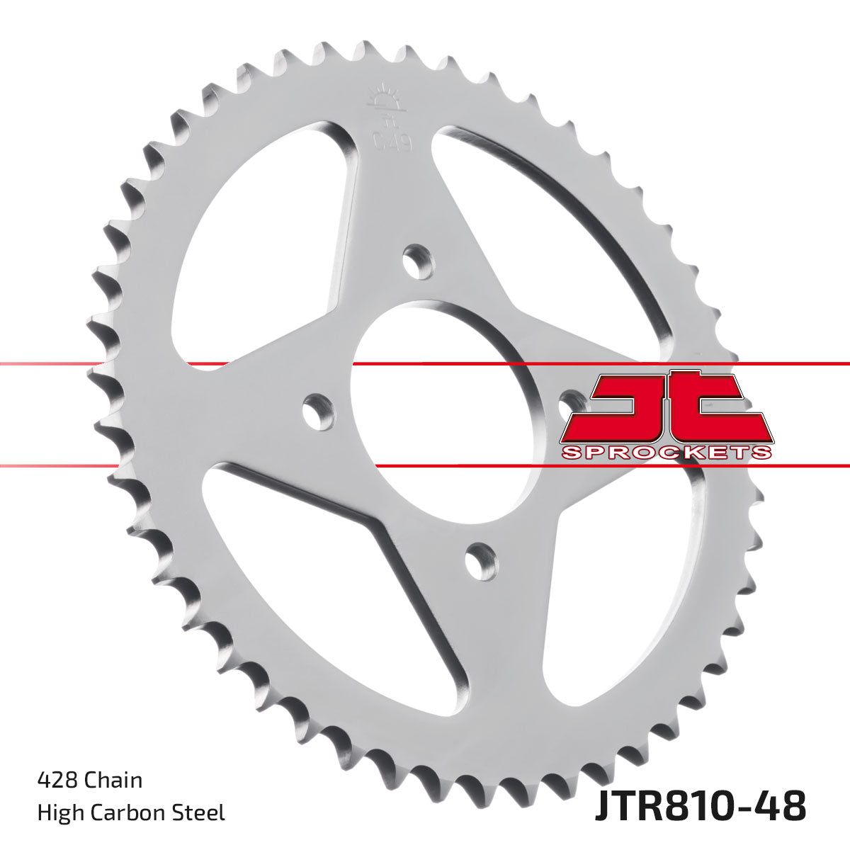 JT Sprockets Tagumine hammasratas JTR810.48, 48z, samm 428