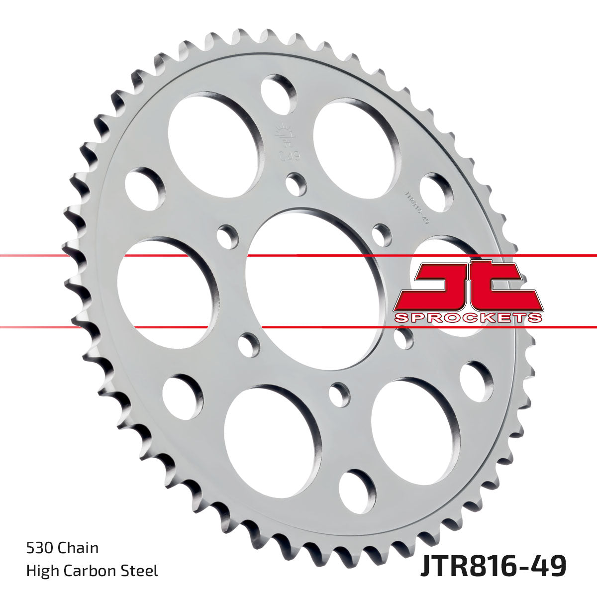 JT Sprockets Tagumine hammasratas JTR816.49, 49z, samm 530