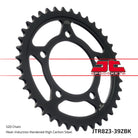 JT Sprockets Tagumine hammasratas JTR823.39ZBK, 39z, samm 520, must tsinkkate