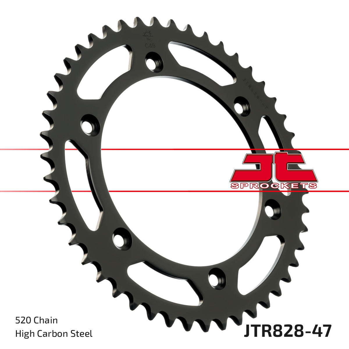 JT Sprockets Tagumine hammasratas JTR828.47, 47z, samm 520