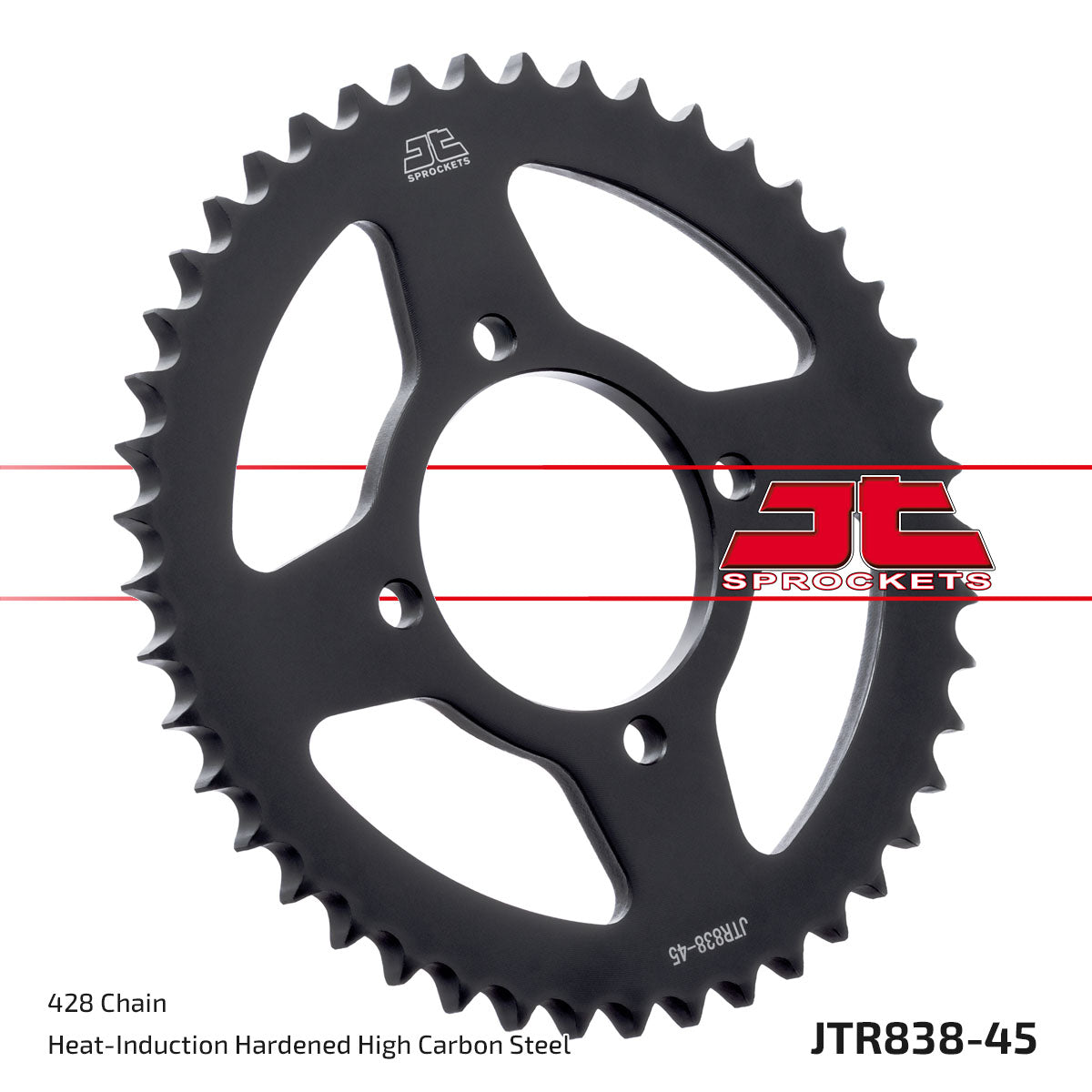 JT Sprockets Tagumine hammasratas JTR838.45, 45z, samm 428