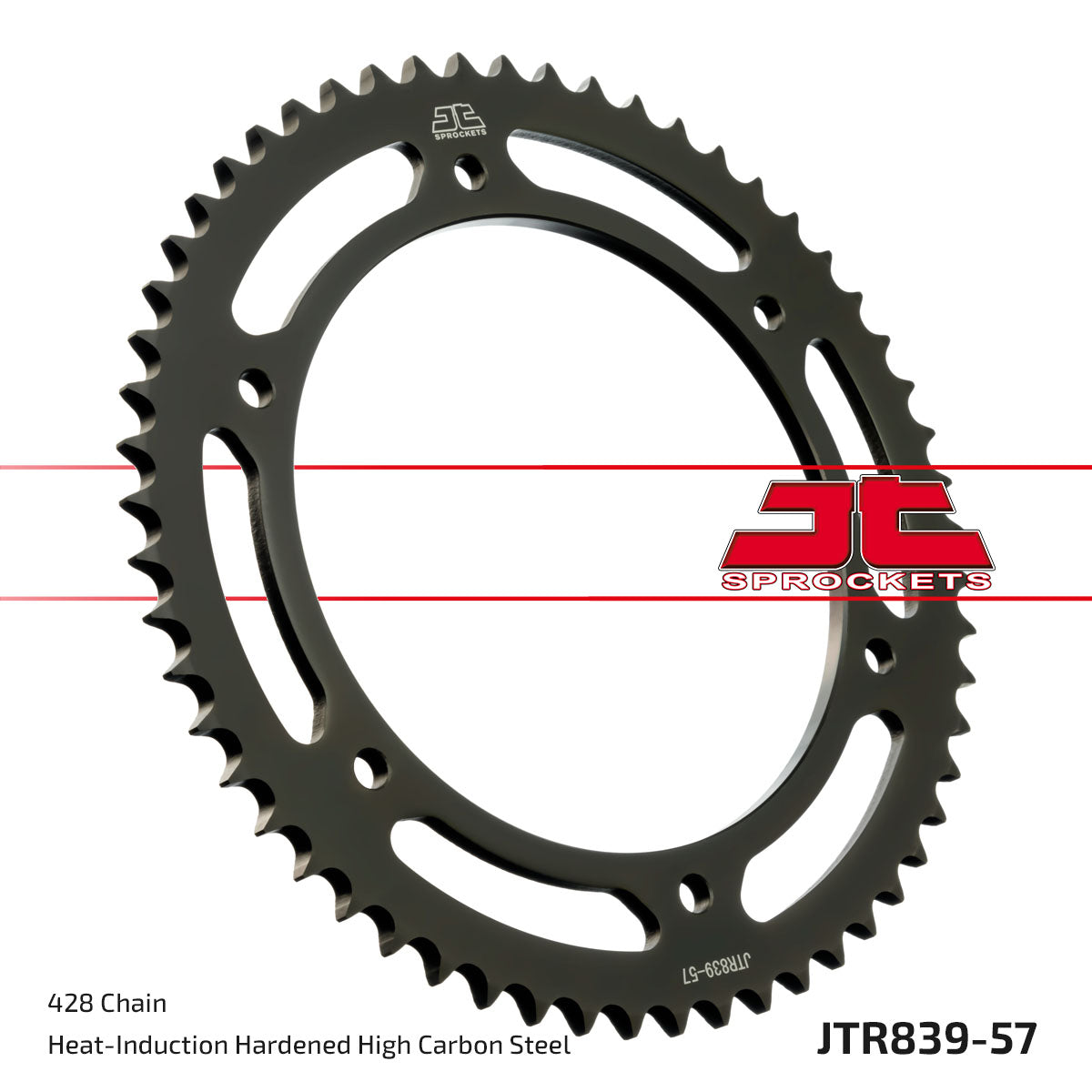 JT Sprockets Tagumine hammasratas JTR839.57, 57z, samm 428