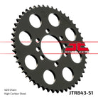 JT Sprockets Tagumine hammasratas JTR843.51, 51z, samm 428