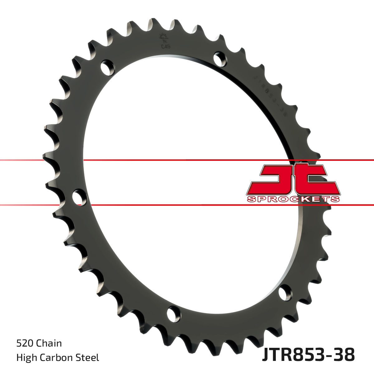 JT Sprockets Tagumine hammasratas JTR853.38, 38z, samm 520