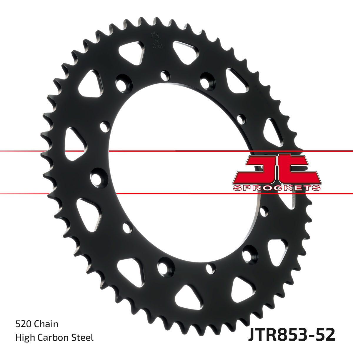 JT Sprockets Tagumine hammasratas JTR853.52, 52z, samm 520