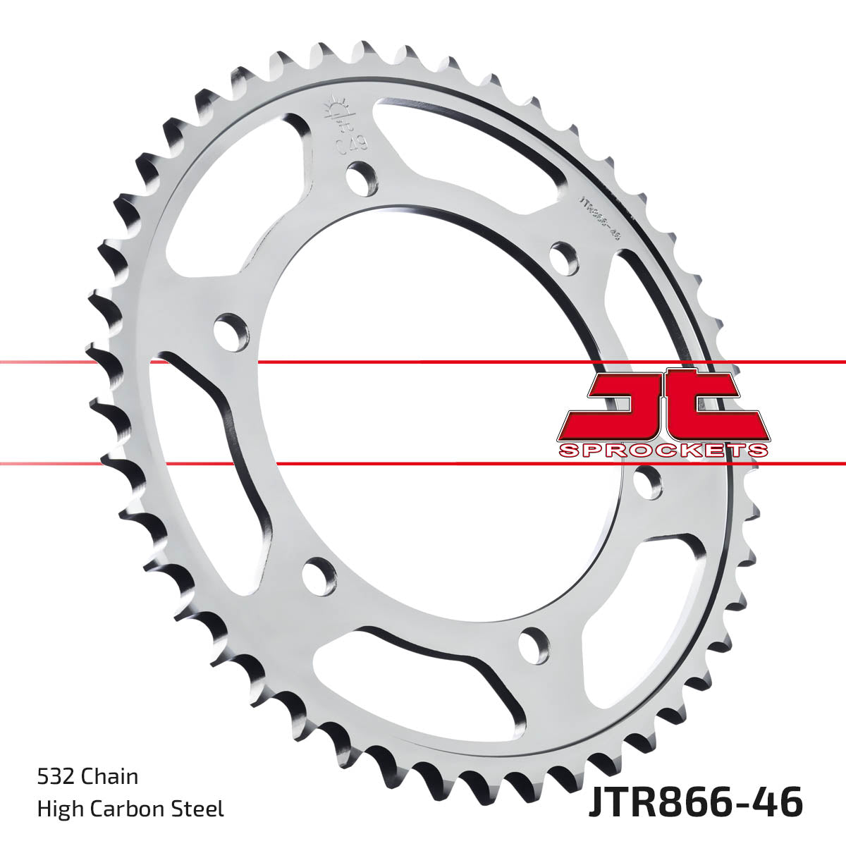 JT Sprockets Tagumine hammasratas JTR866.46, 46z, samm 532