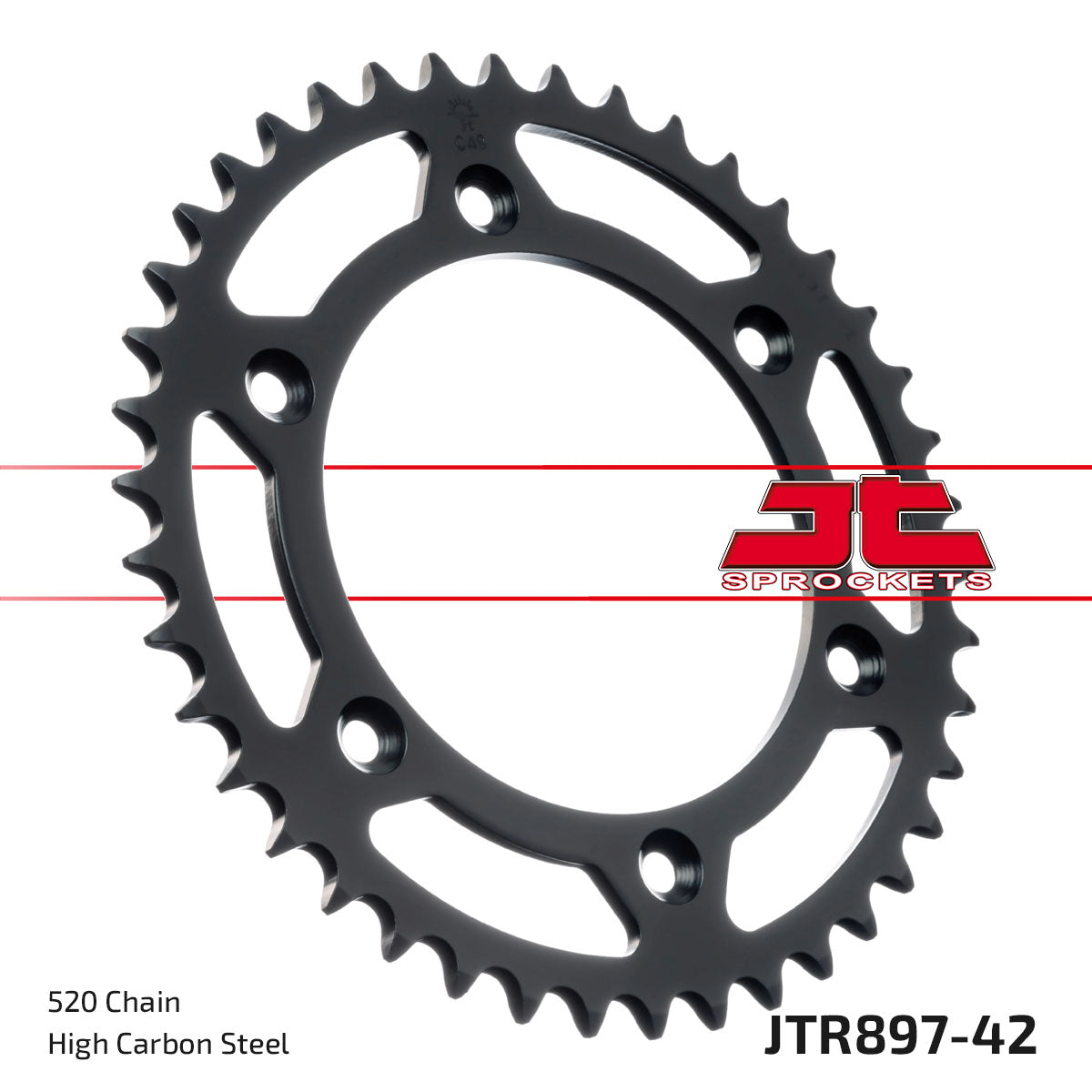 JT Sprockets Tagumine hammasratas JTR897.42, 42z, samm 520