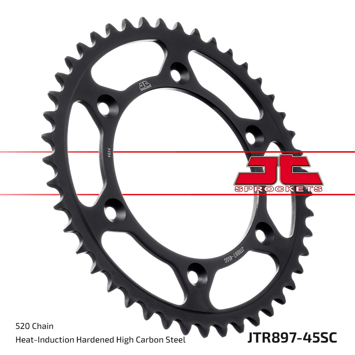 JT Sprockets Tagumine hammasratas JTR897.45SC, 45z, samm 520, isepuhastuv