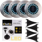 Geko Aia päikesevalgusti 16 LED, maasse torgatav, 4 tk