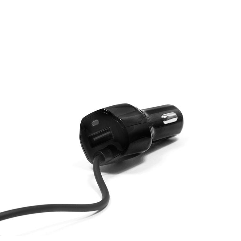 eXtreme Autolaadija Micro USB ja lisa-USB, must