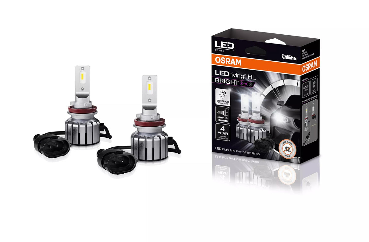 OSRAM LEDriving HL BRIGHT H8/H9/H11/H16 12 V 19 W LED-pirn