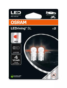 OSRAM LEDriving SL W5W RED 12 V 1 W LED-signaalpirn