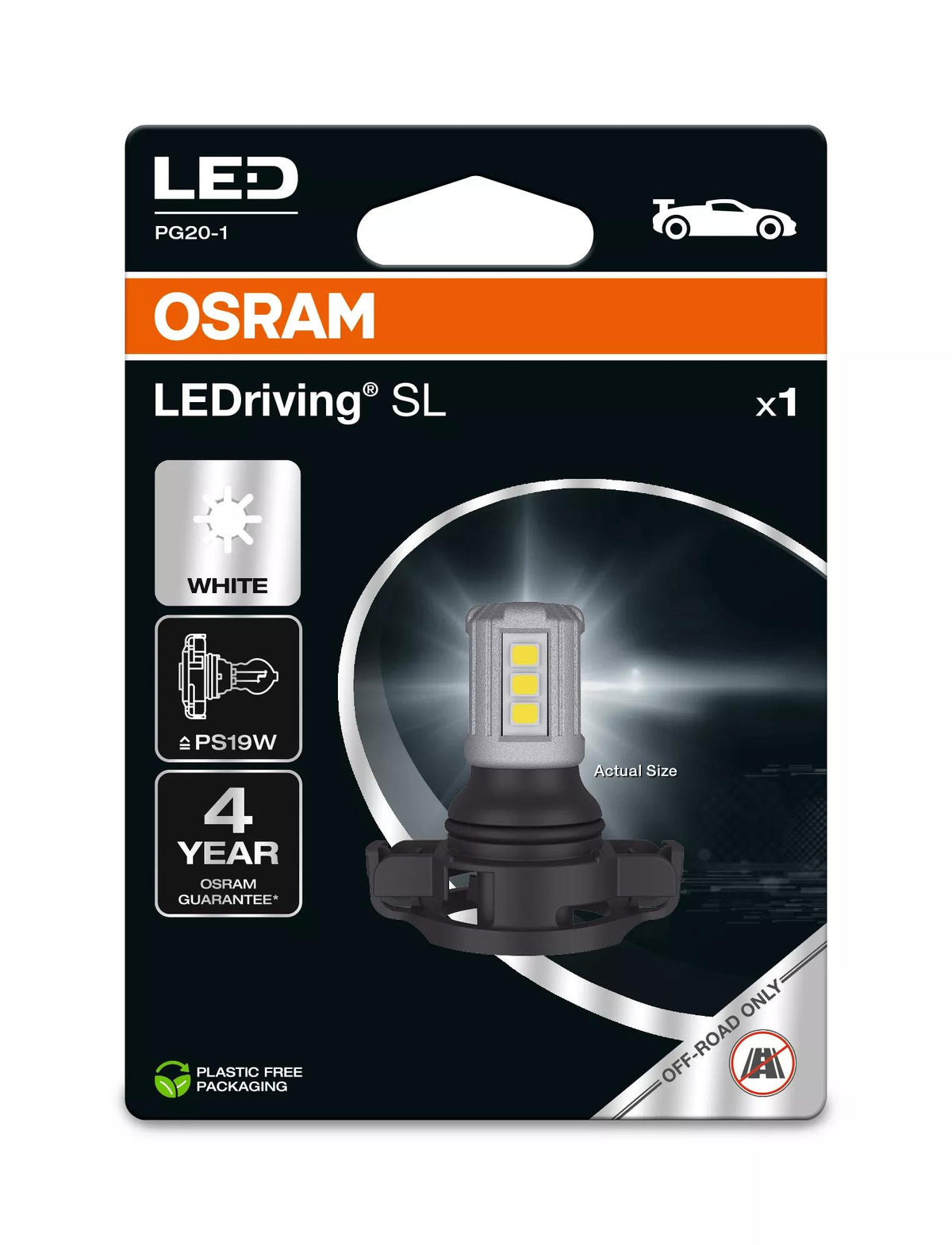 OSRAM LEDriving SL PS19W 12 V 1 W LED-signaalpirn