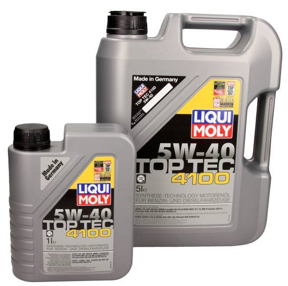 Liqui Moly Top Tec 4100 5W-40 mootoriõli komplekt lisandiga LM2640