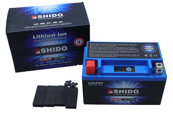 Shido Mootorratta aku 12V 3,5Ah 210A, plusspool paremal