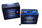 Shido Mootorratta aku 12V 5Ah 300A, plusspool vasakul