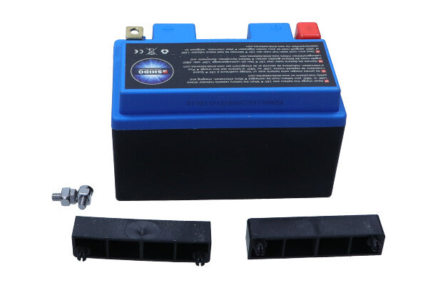 Shido Mootorratta aku 12V 4Ah 240A, plusspool vasakul