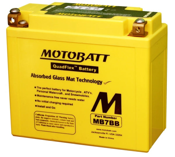 Motobatt Mootorratta aku 12V 9Ah 150A, plusspool paremal